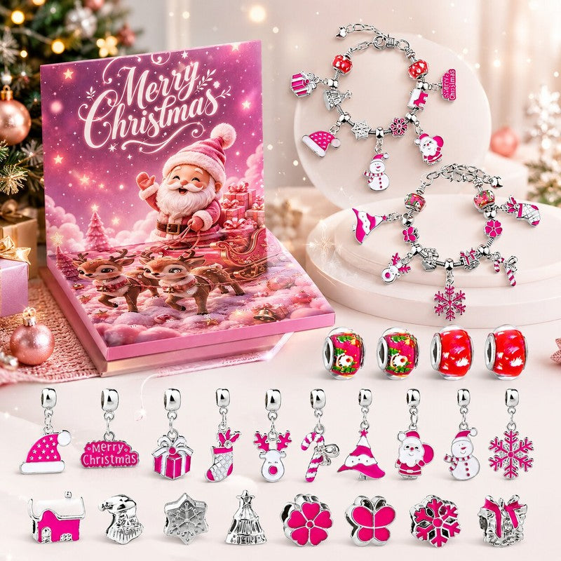 Calendrier de l'Avent Kit Bracelets de Noël – 24 cases